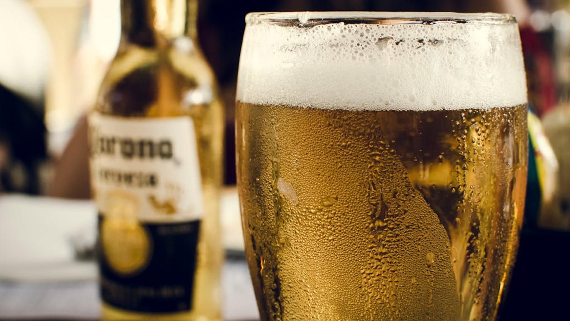 Una cerveza