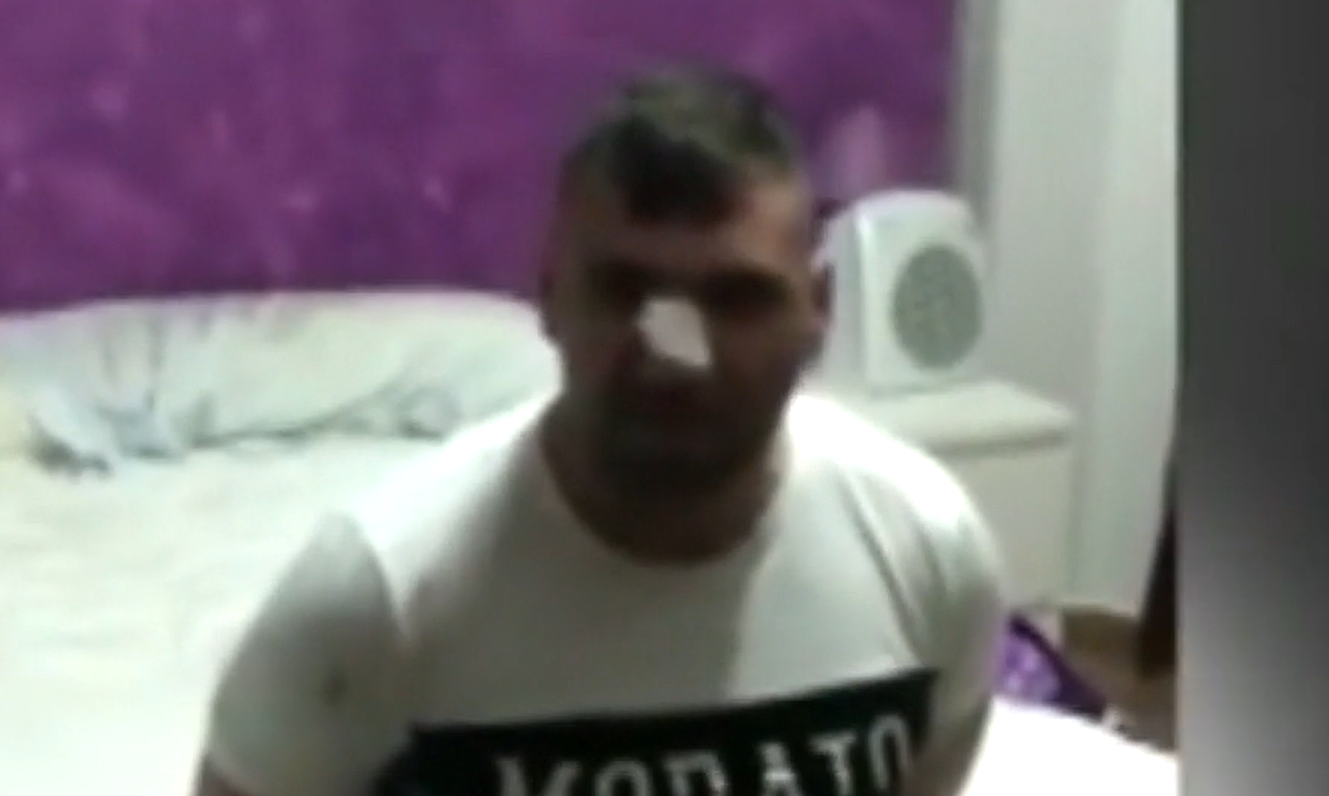 Antonio Tejón cuando fue detenido