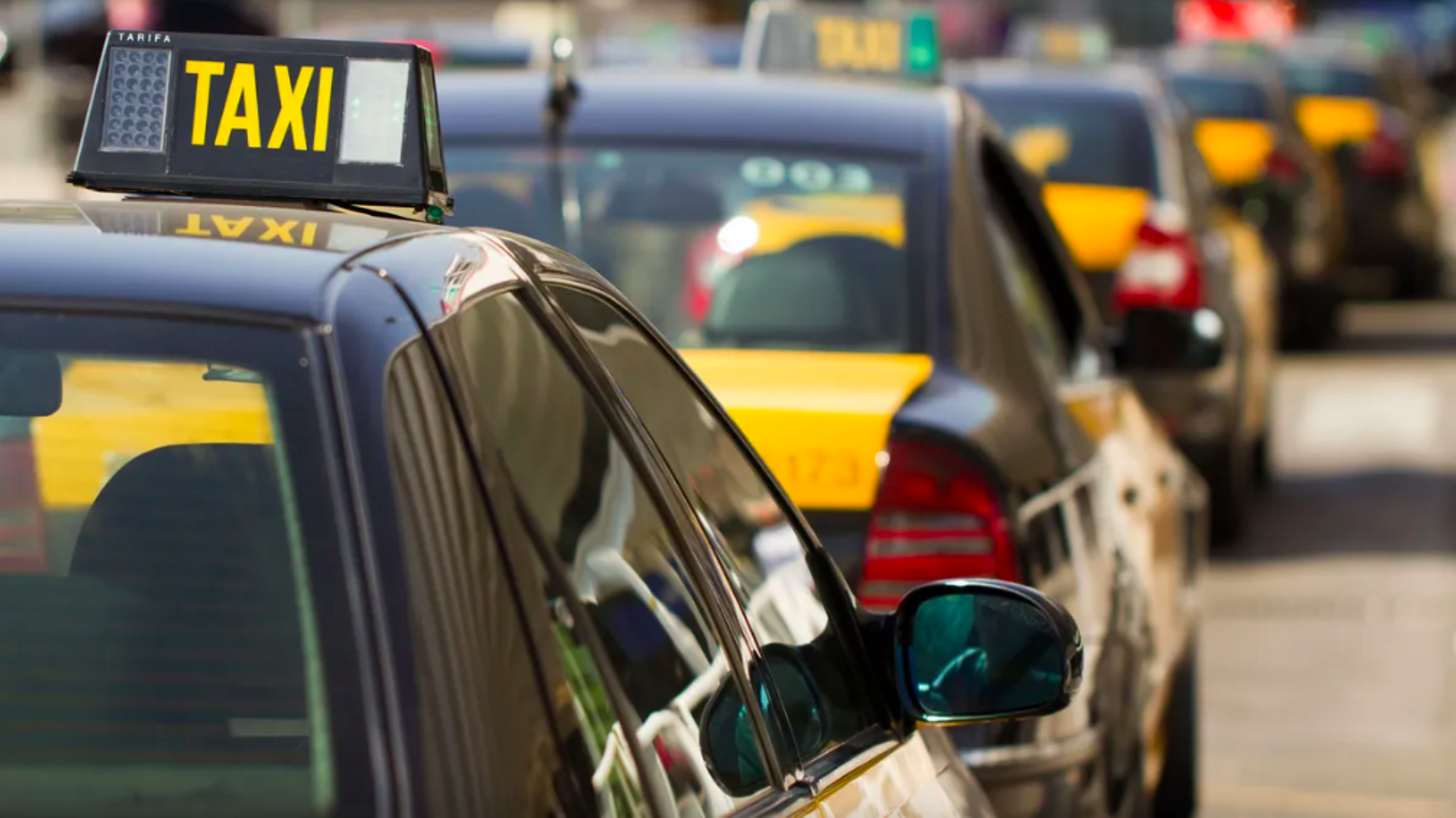 Imagen de archivo de un taxi