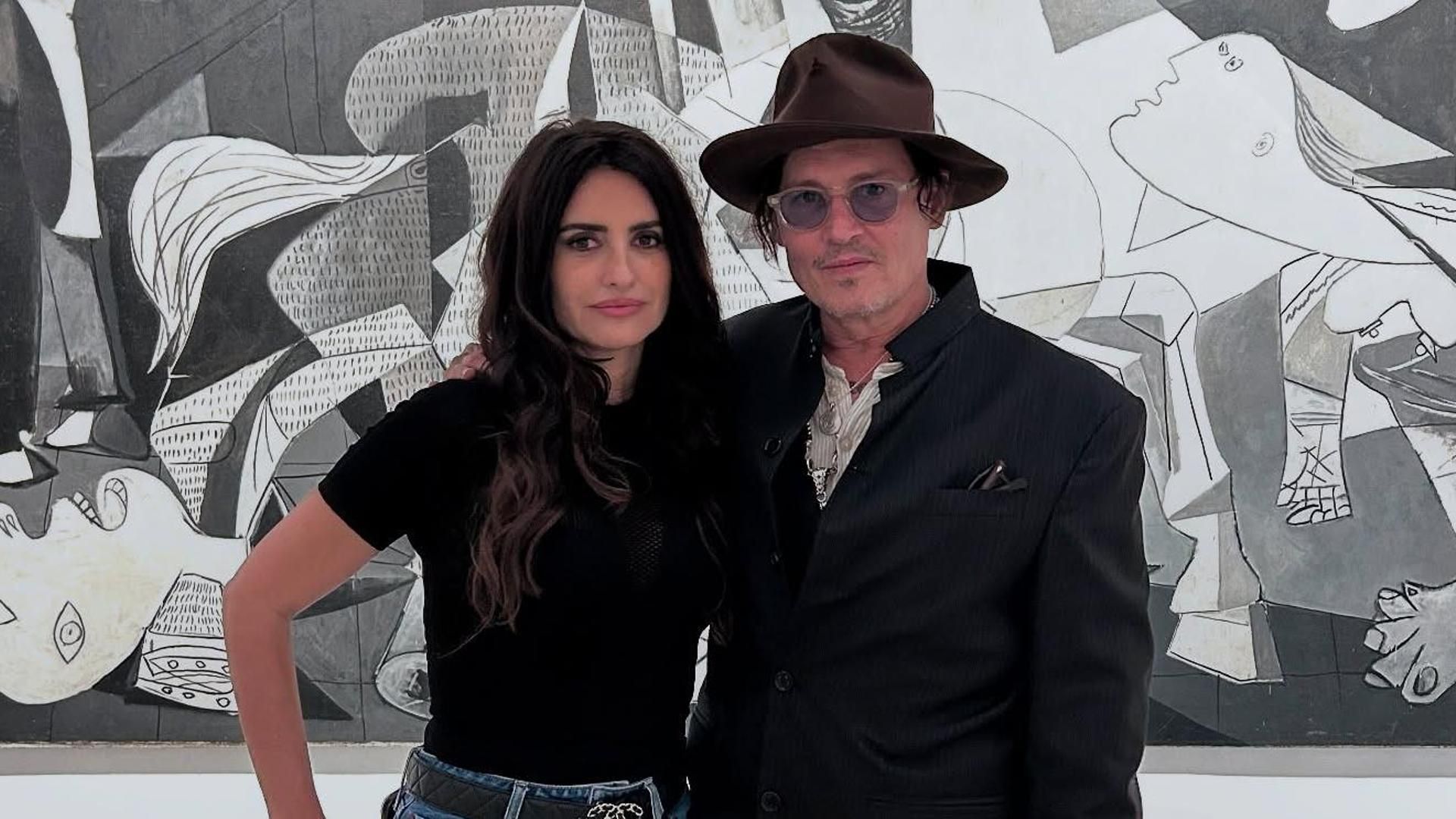 Johnny Depp y Penélope Cruz