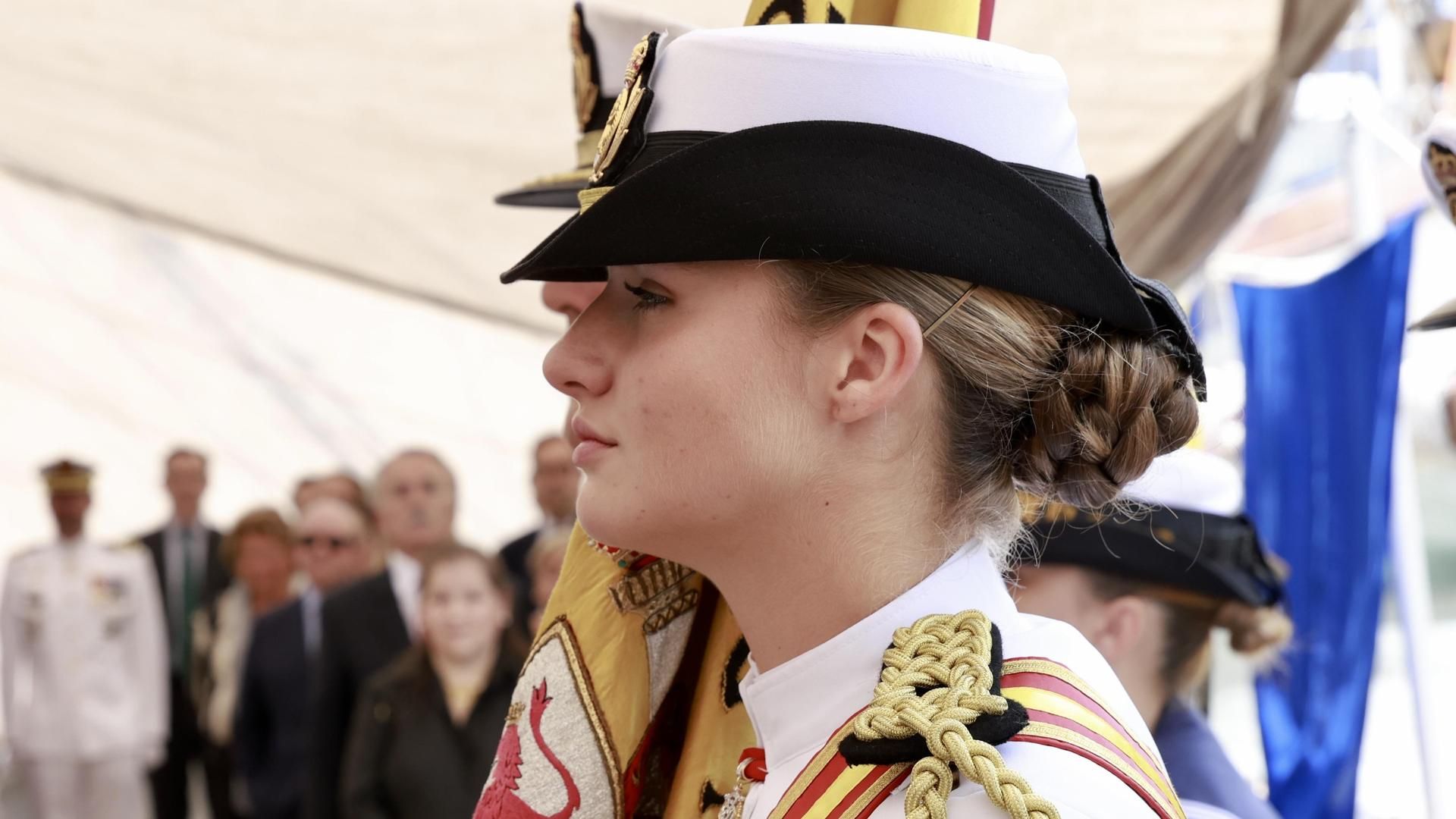 Jura de Bandera de la princesa Leonor de Borbón en Nueva York