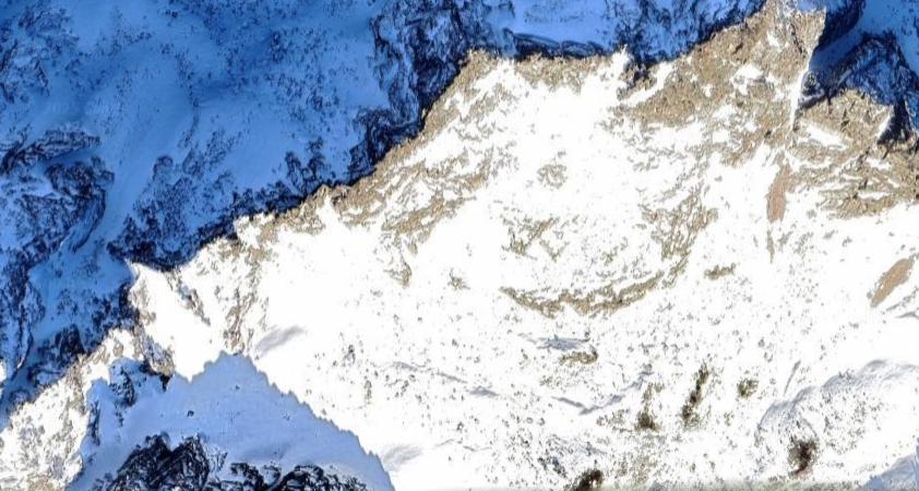 La cima del pico Rulhe, lugar donde desapareció la pareja