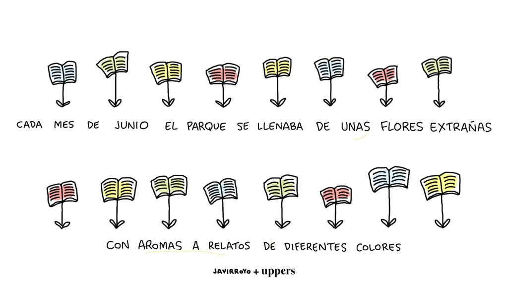 La viñeta de Javirroyo: "Flores y libros"