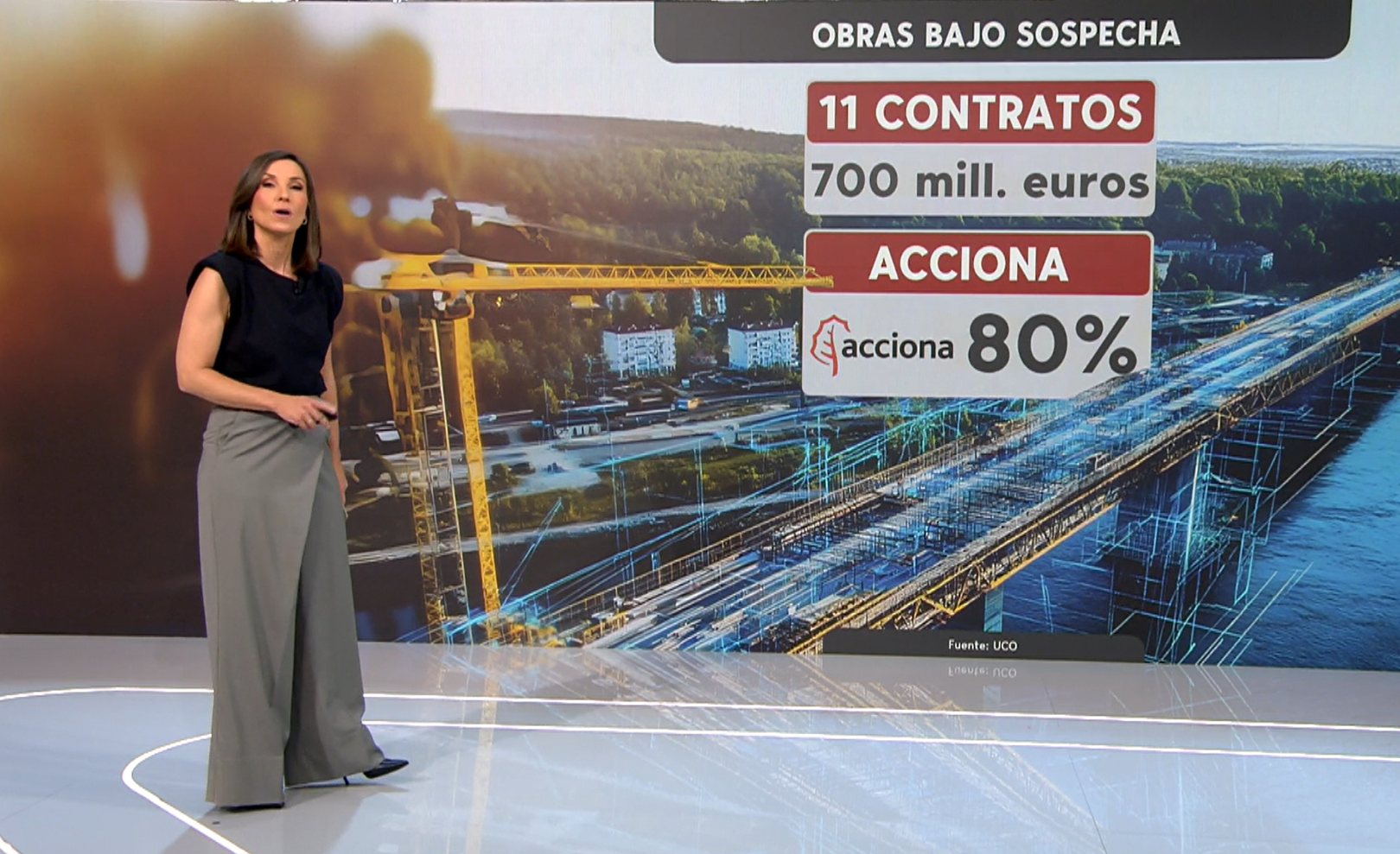 Los contratos de las obras públicas que investiga la UCO están valoradas en 700 millones de euros