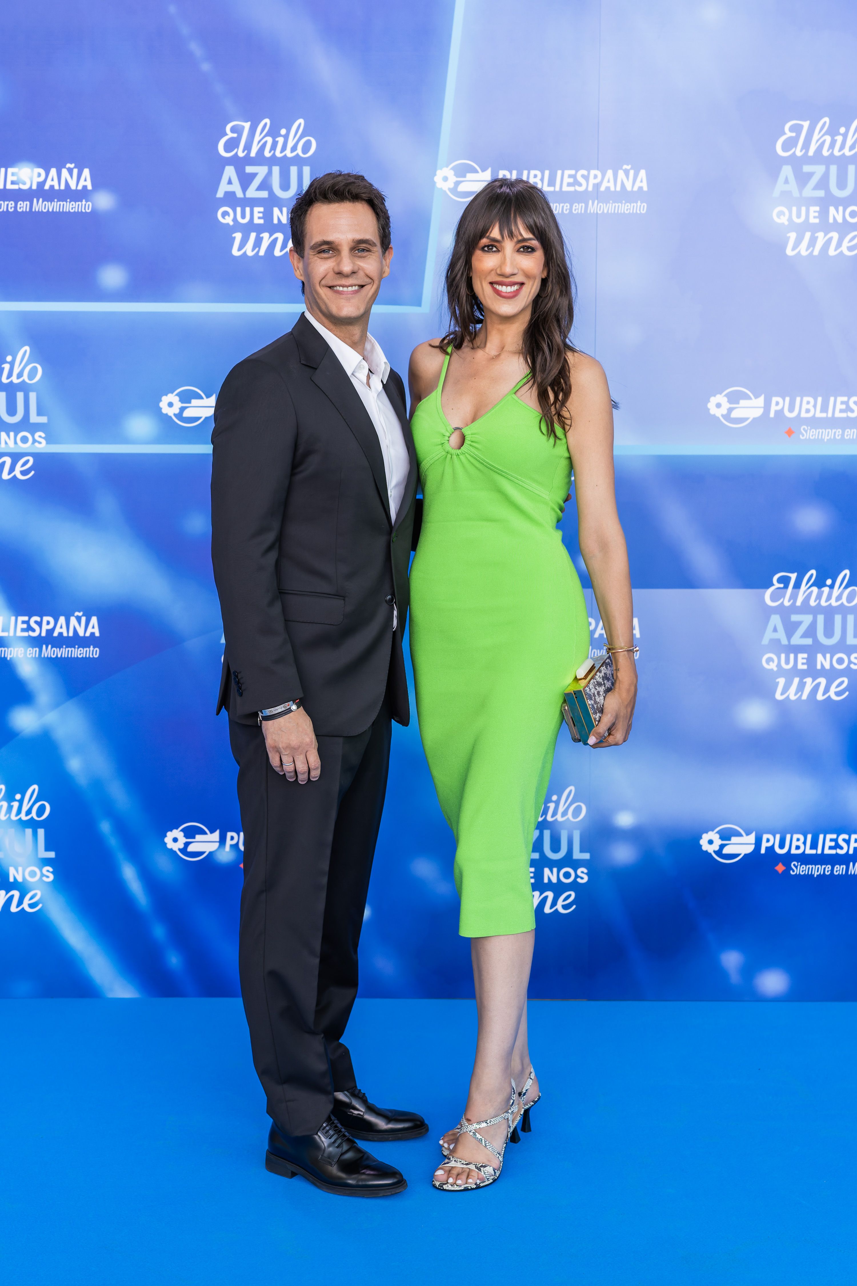 Patricia Pardo y Christian Gálvez, que acudieron juntos al evento