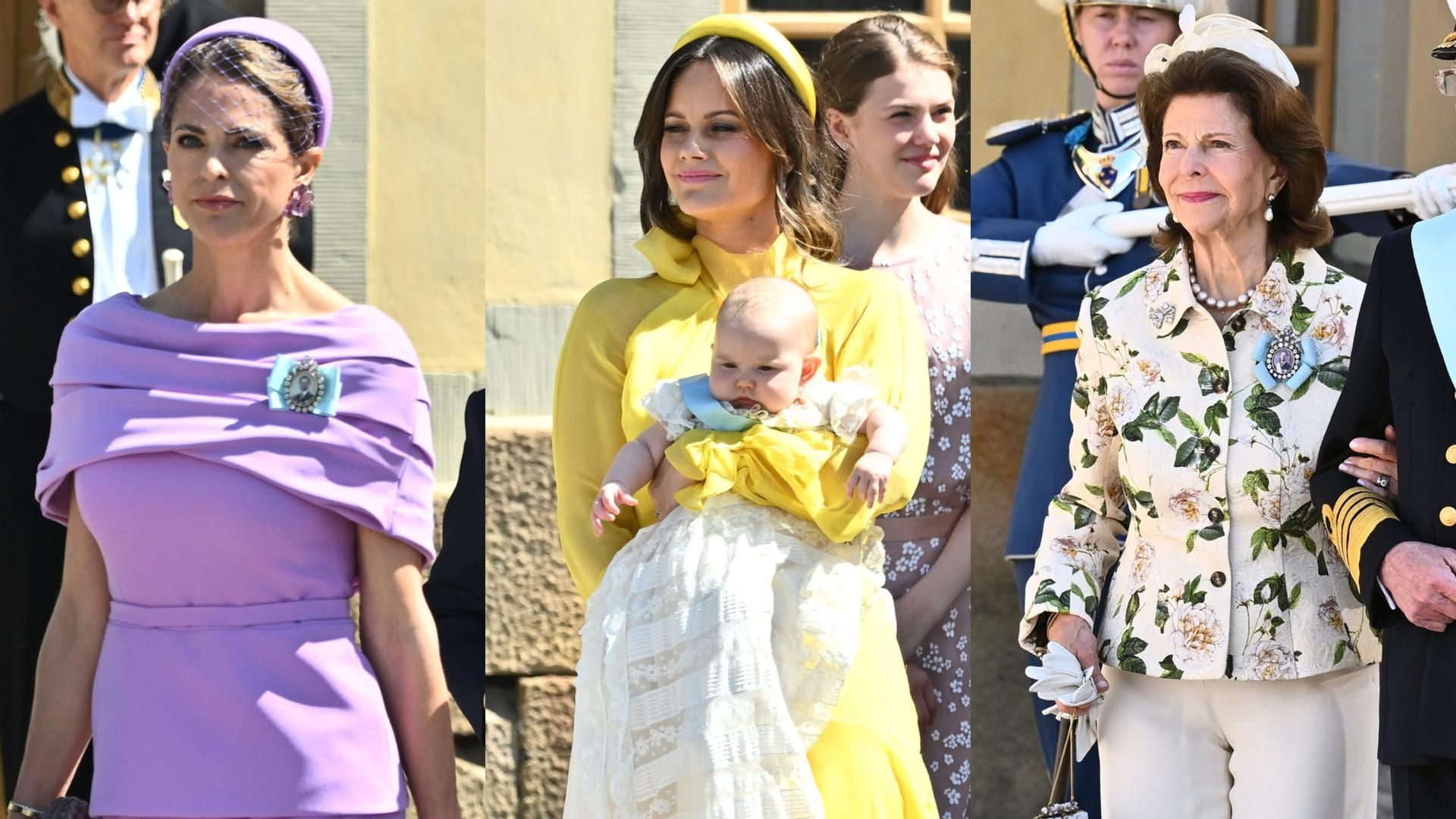 Magdalena de Suecia, Sofía de Suecia y la reina SIlvia, en un montaje de fotos Magdalena de Suecia, Sofía de Suecia y la reina SIlvia, en un montaje de fotos