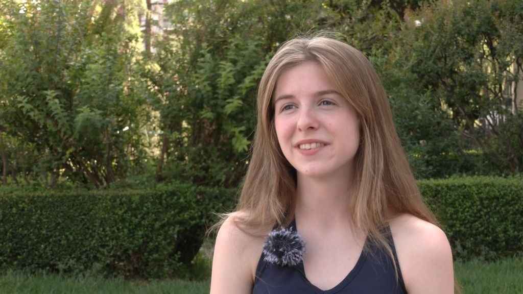 Martina, la joven que mejor nota ha sacado en la PAU de Granada