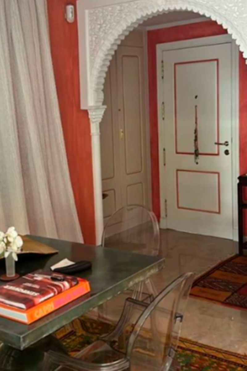 Salón casa Marbella Carmen Lomana
