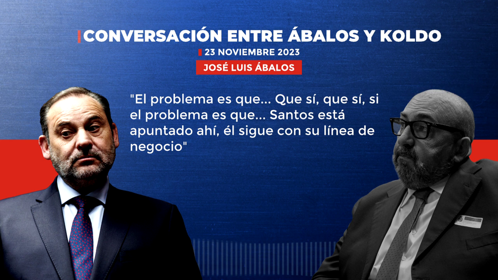 Conversación entre José Luis Ábalos y Koldo García el 23 de noviembre de 2023