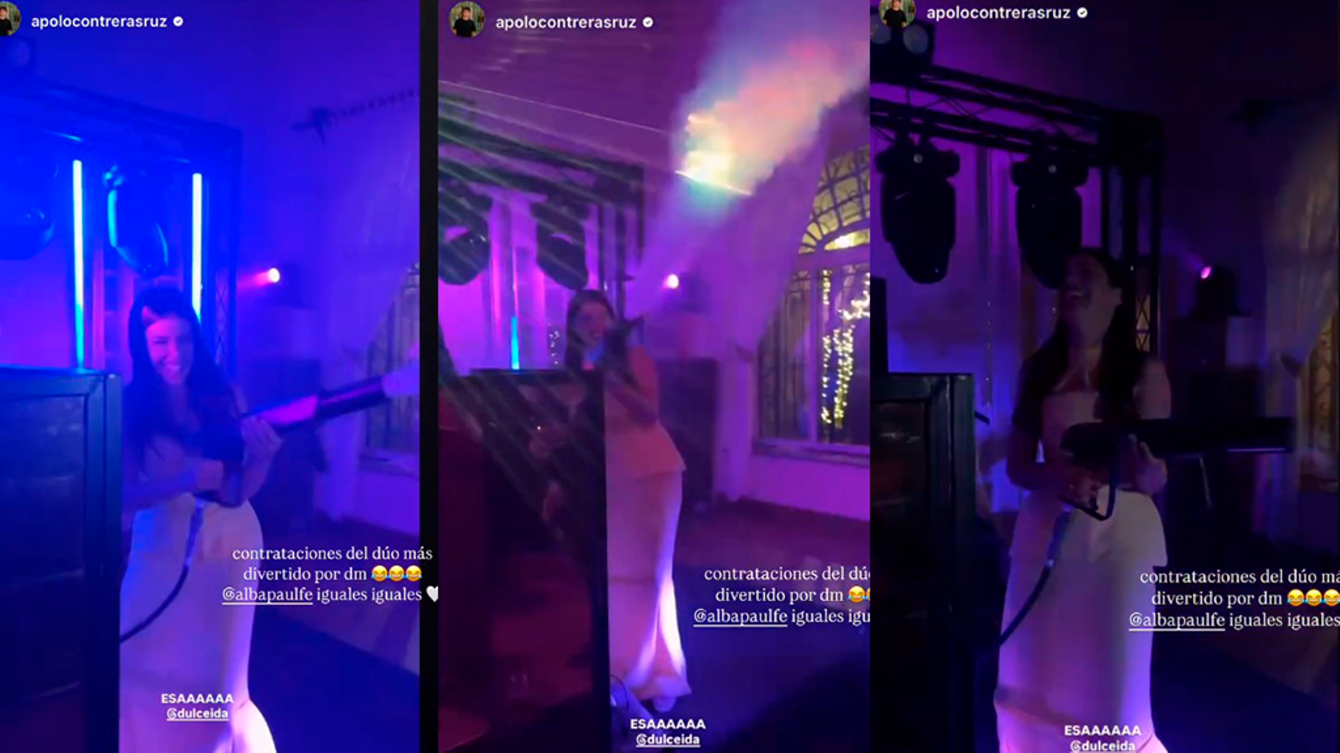 Dulceida en la boda de Susana Molina