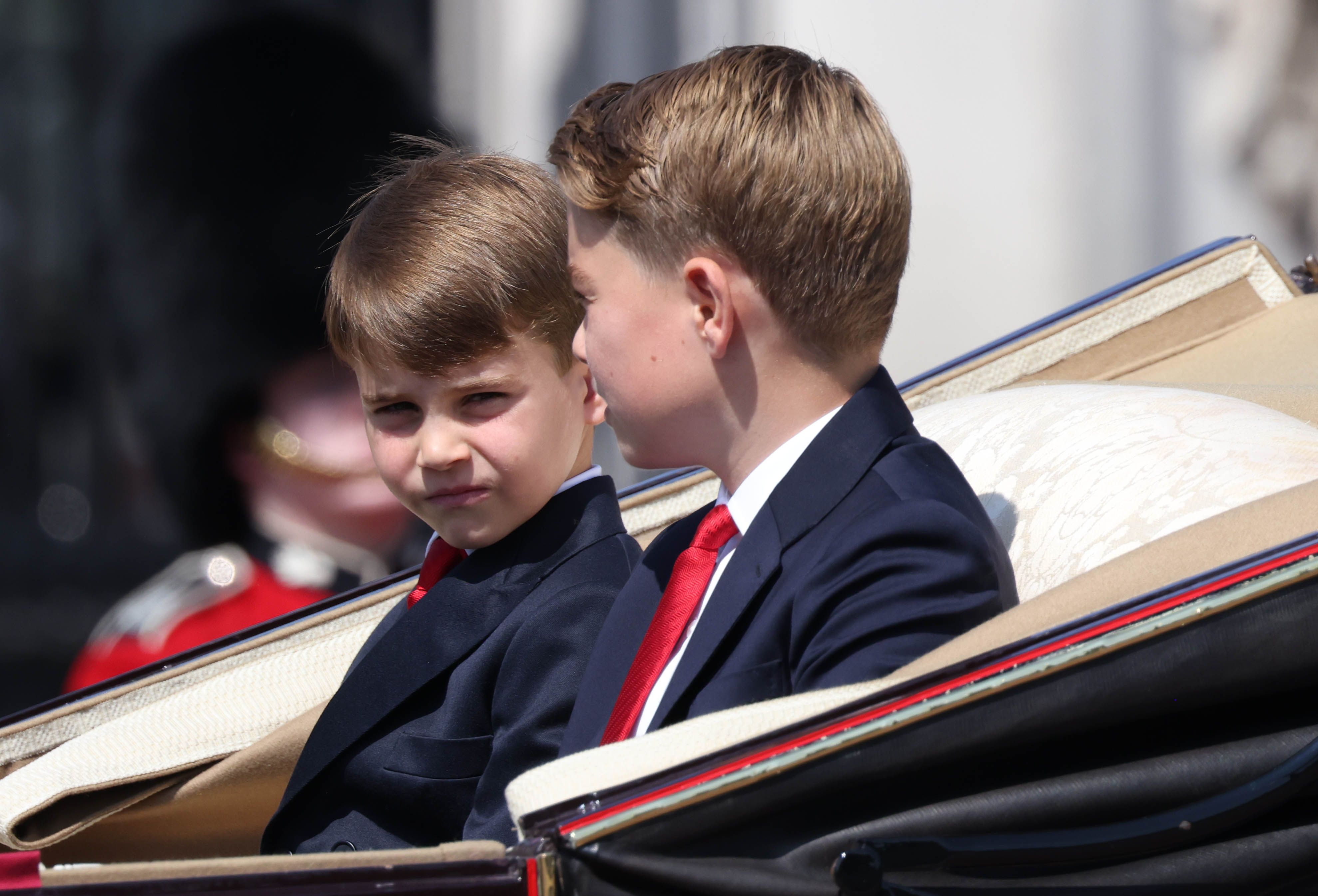 El príncipe Jorge y el príncipe Luis