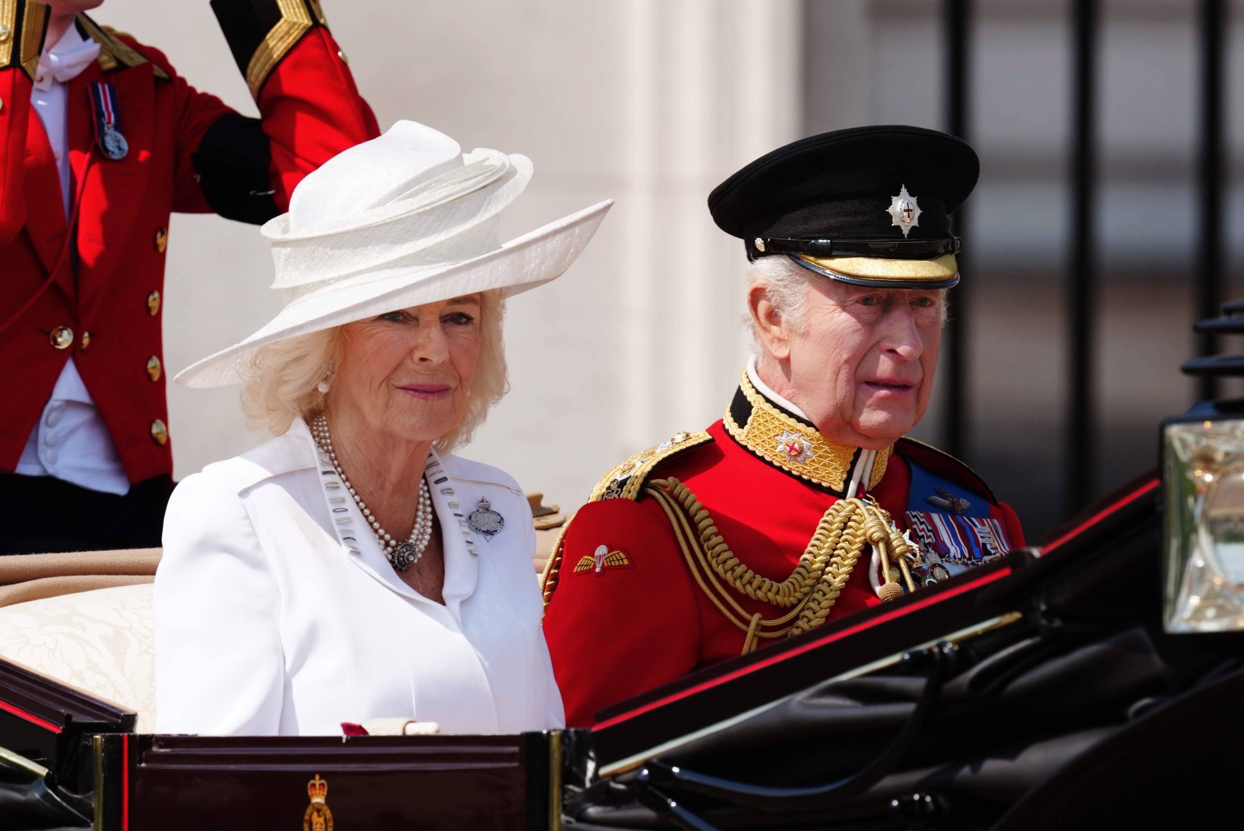 El rey Carlos III y la reina Camila