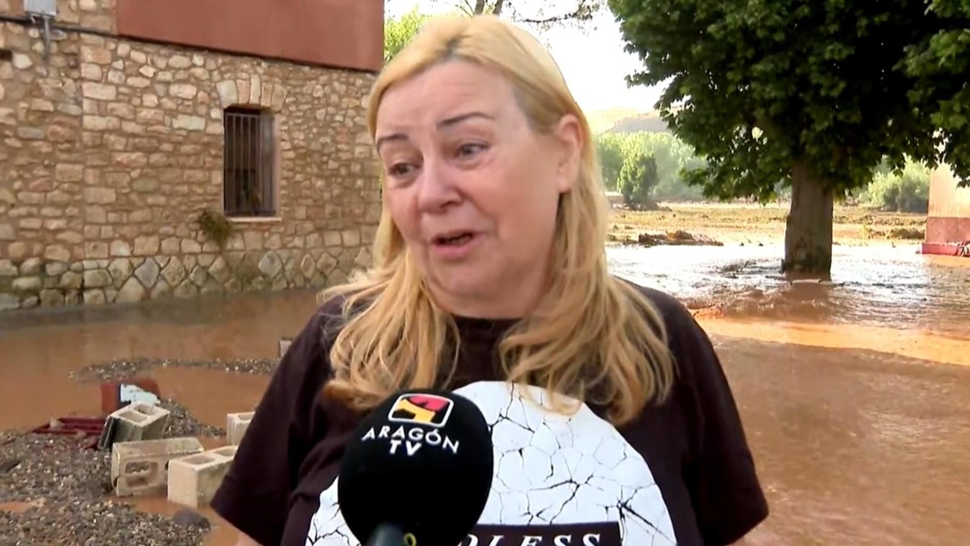 La angustia de los vecinos de Aragón por las tormentas: "Diez minutos más y nos lleva"