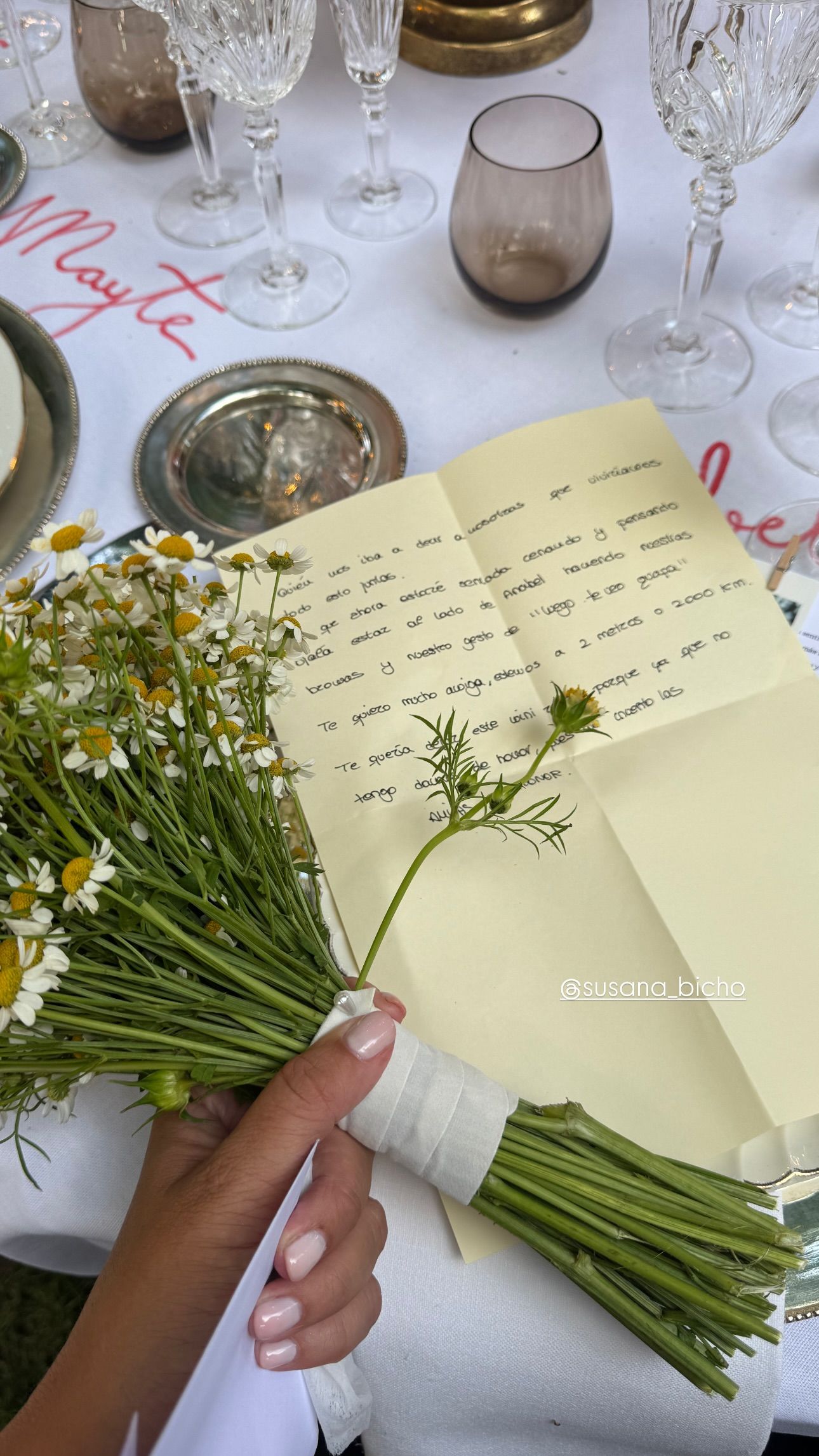 La carta de Susana Molina a Anabel Pantoja