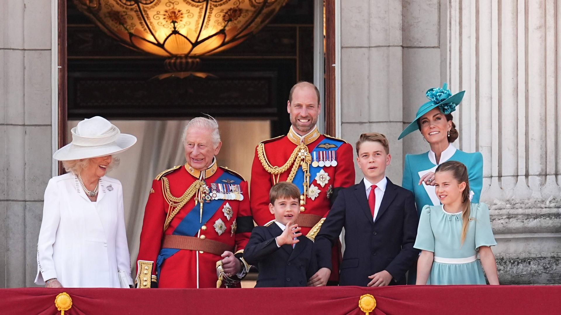 La familia real británica La familia real británica