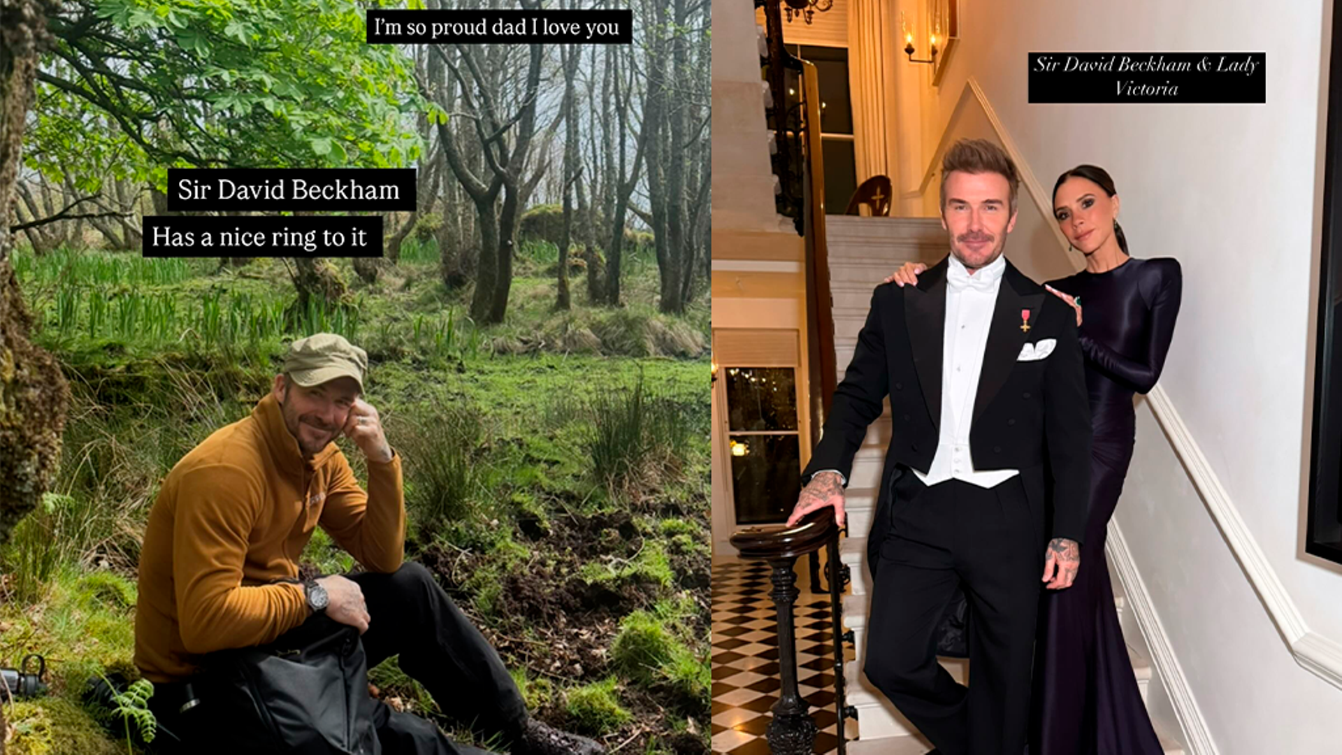 La felicitación de Cruz Beckham