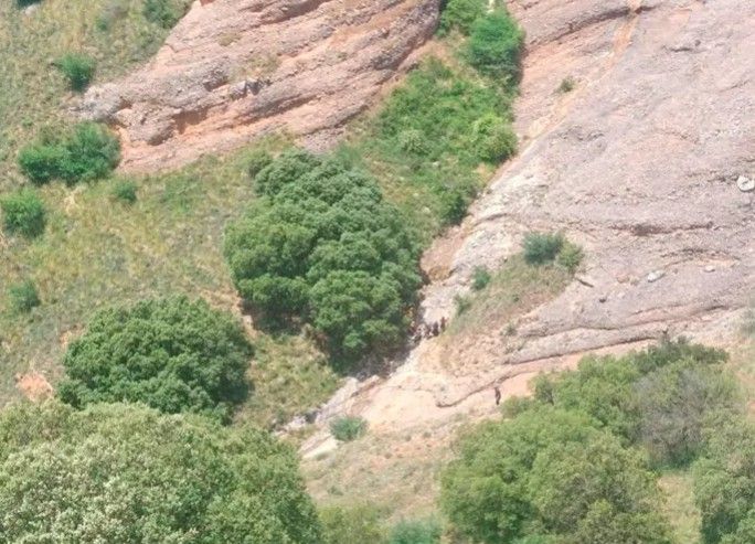 Muere una escaladora de 56 años tras una caída en la vía ferrata de Miraveche, Burgos