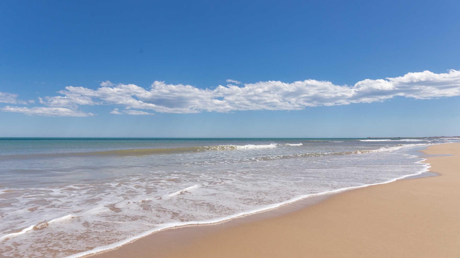 Playa del Rebollo en Elche, Alicante