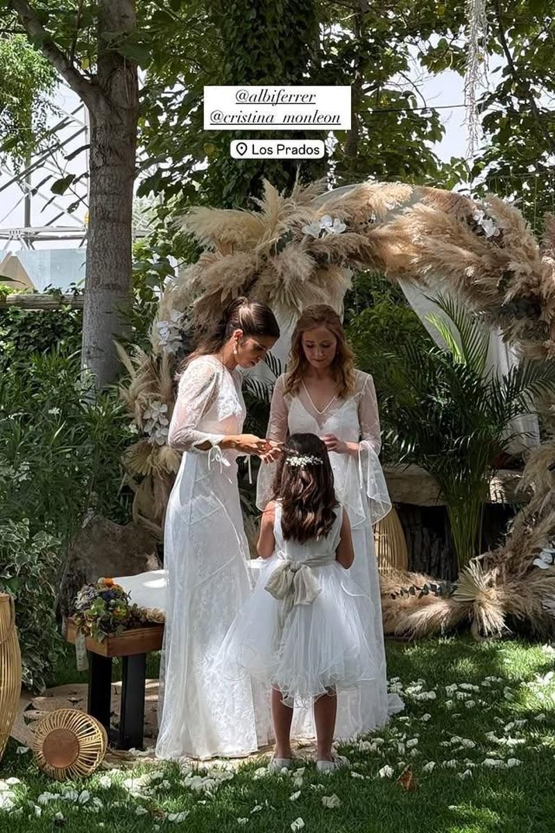 Los vestidos de las novias en la boda