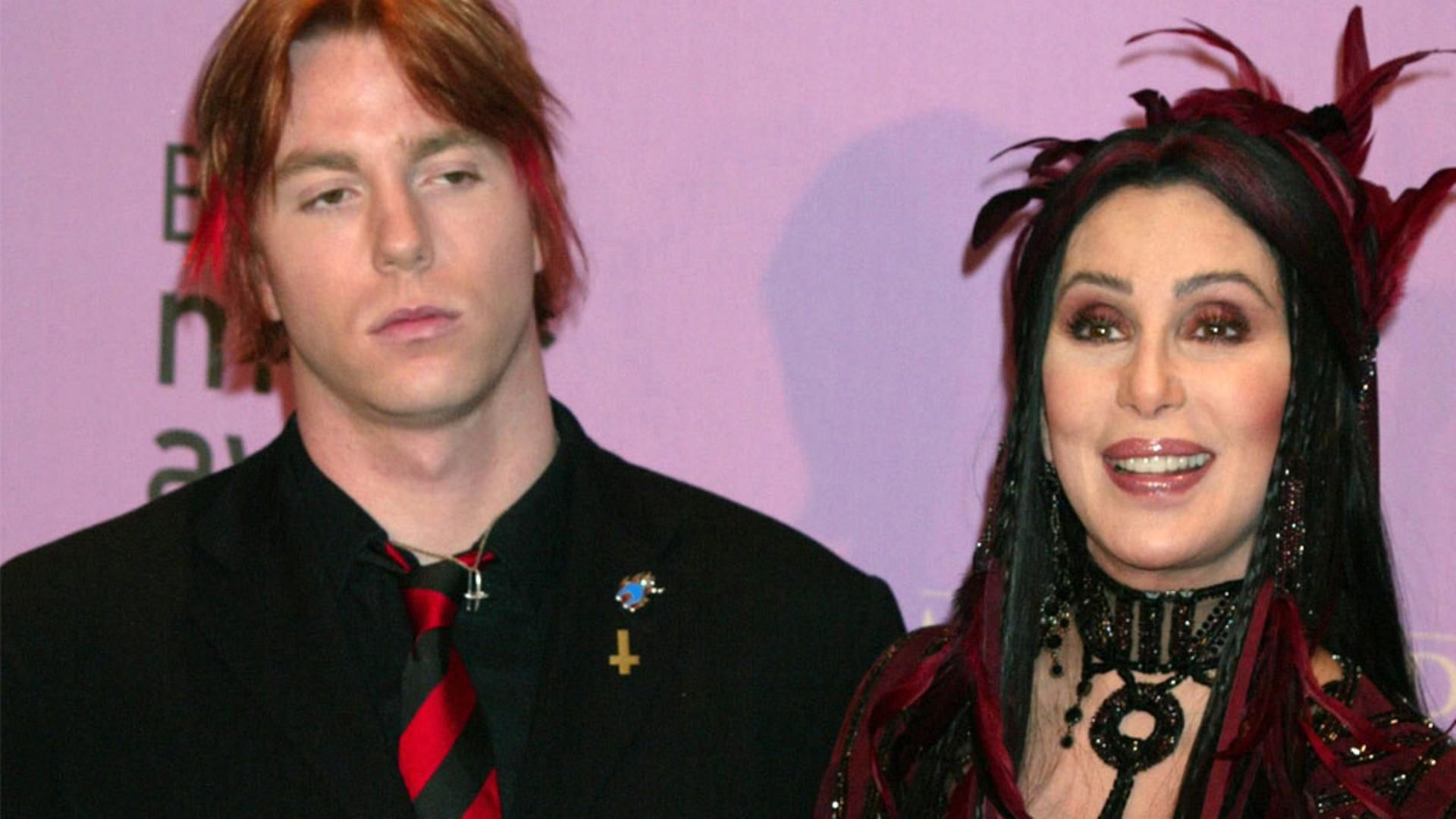 Cher y su hijo, Elijah Blue Allman, en 2002