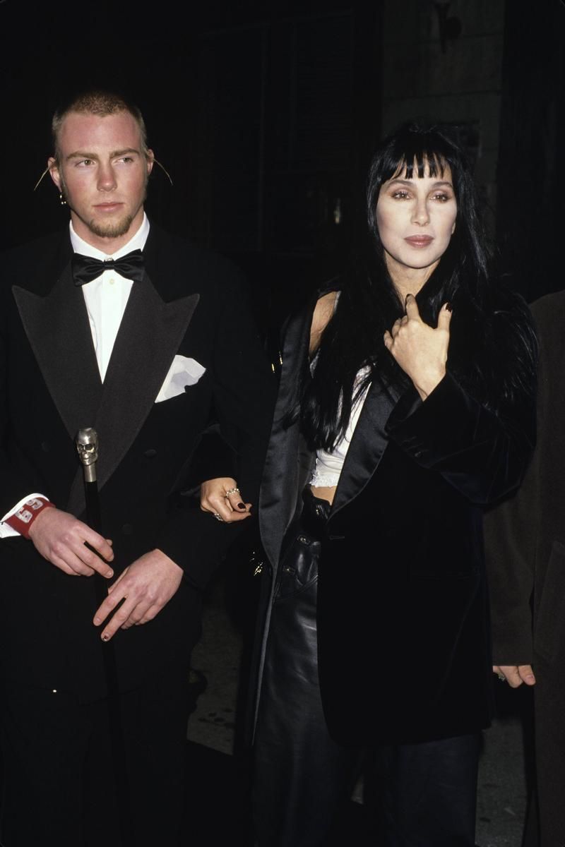 Cher y su hijo, Elijah Blue, en 1994