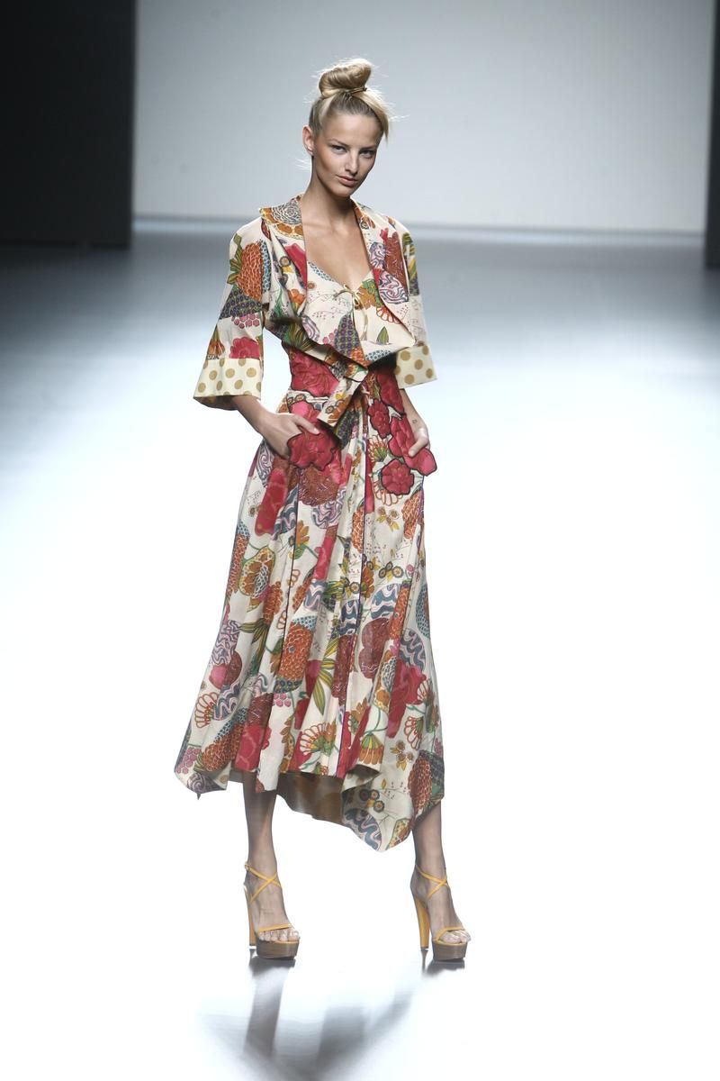Diseño de la colección primavera-verano 2013, presentado en agosto de 2021 en Fashion Week Madrid