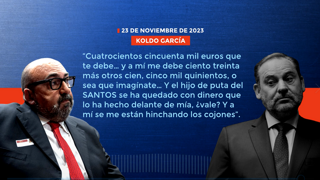 ¿Dónde está el dinero de las comisiones del caso Koldo?: los audios de la UCO revelan las disputas entre Ábalos y Koldo