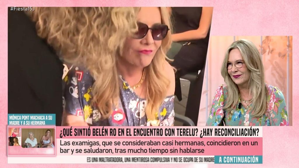 Las imágenes del inesperado encuentro entre Belén Rodríguez y Terelu Campos Fiesta 2025 Programa 309