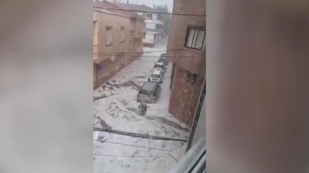 Granizo en La Roda