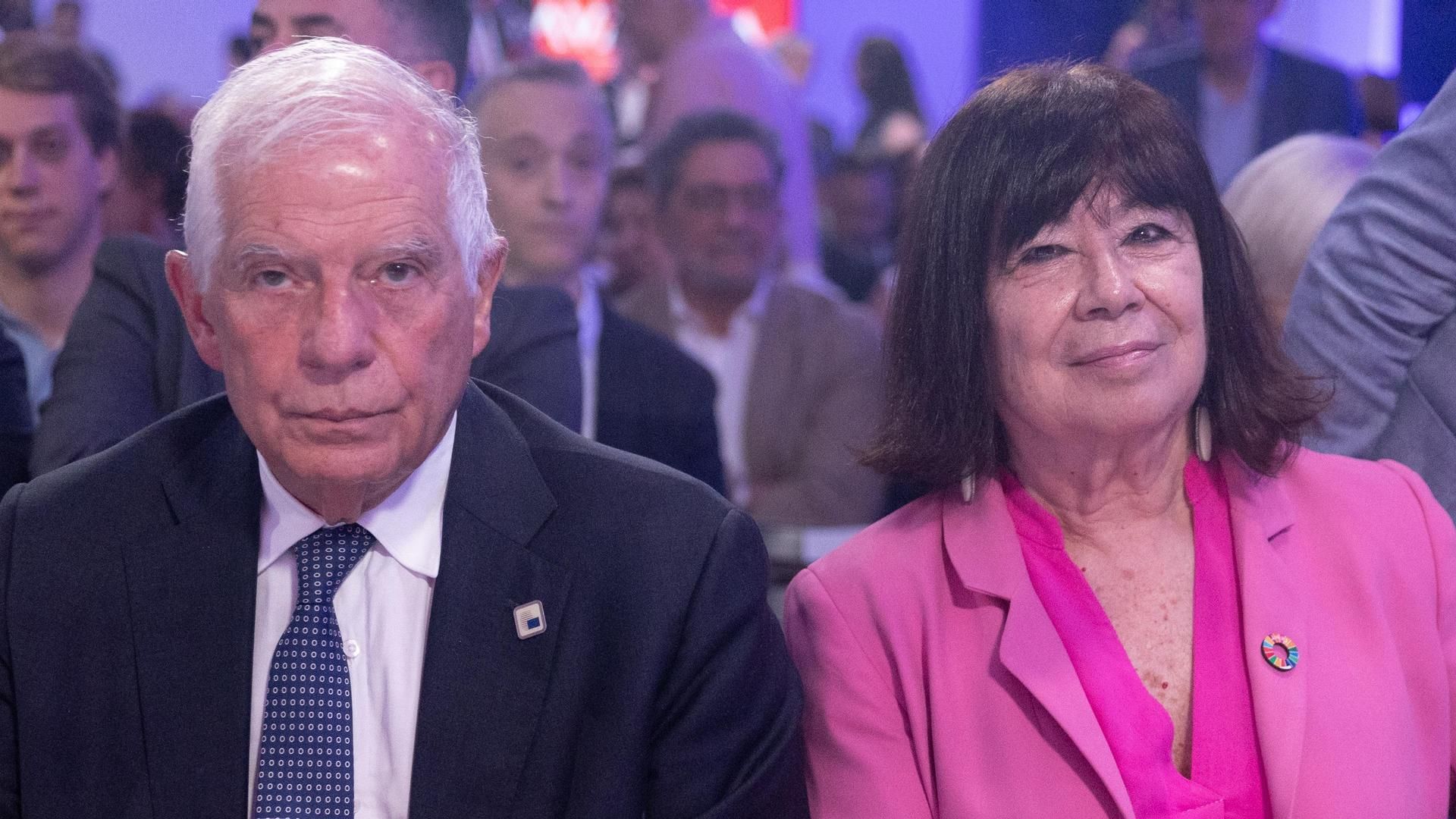 Josep Borrell y Cristina Narbona Josep Borrell y Cristina Narbona