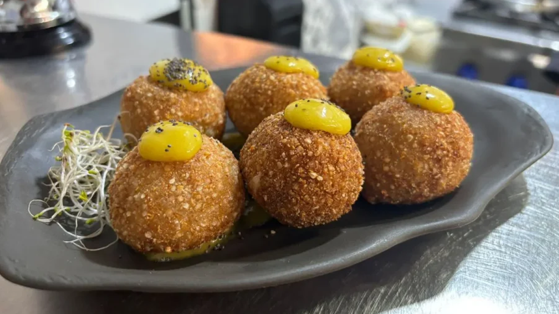 La croqueta tropical de La Encomienda