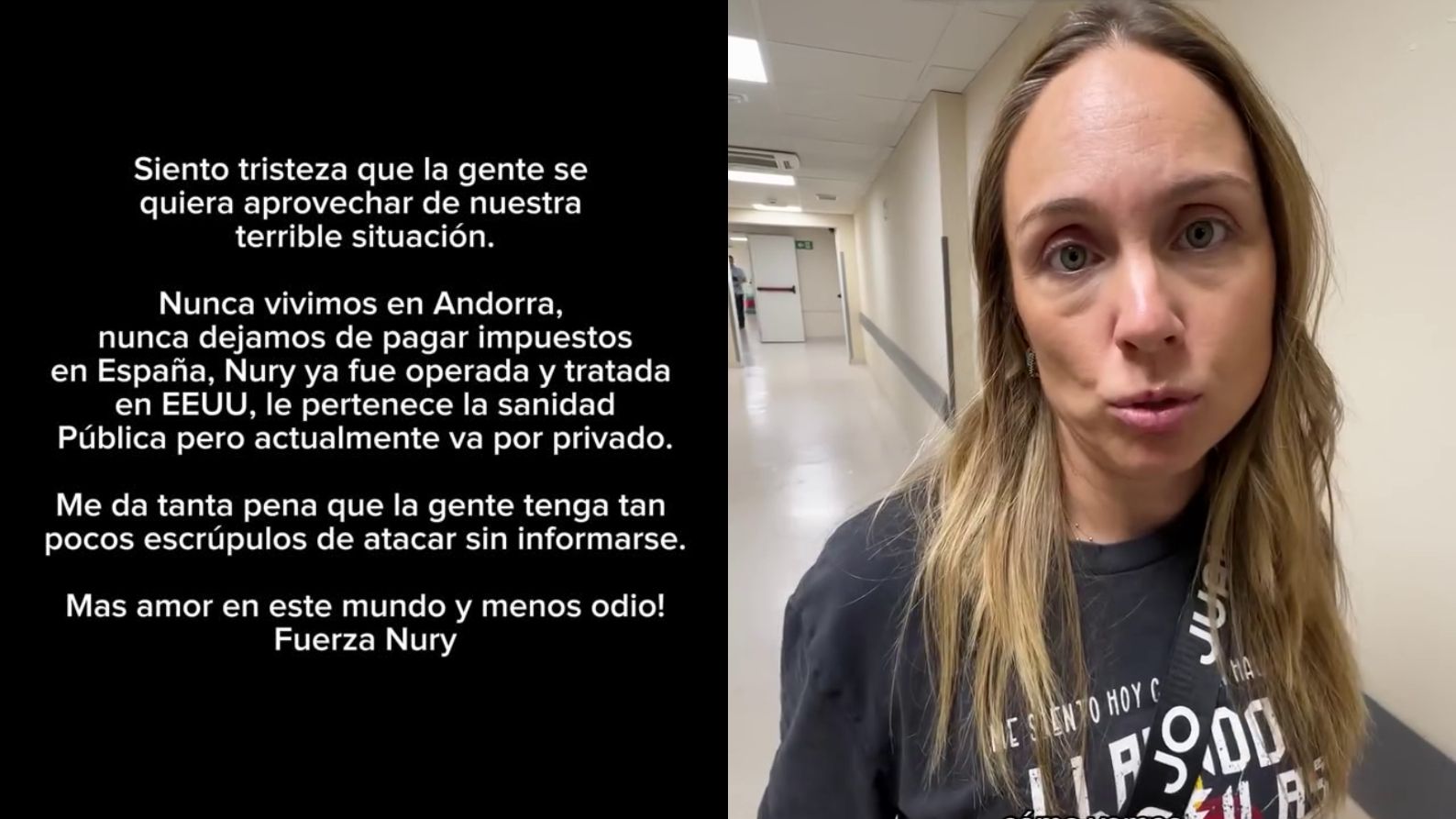 La respuesta del marido de Nury Calvo