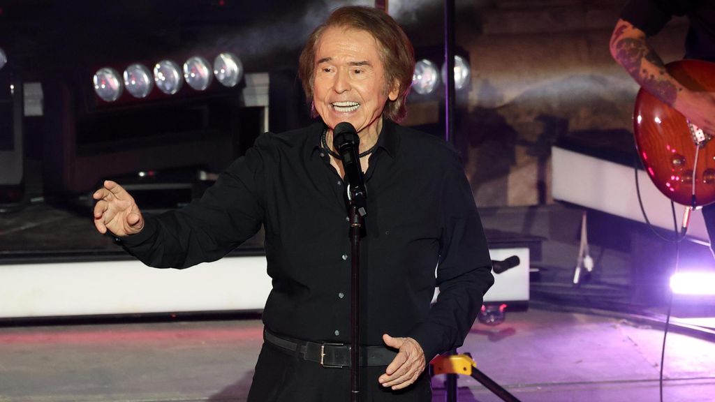 Raphael en su concierto este pasado 15 de junio