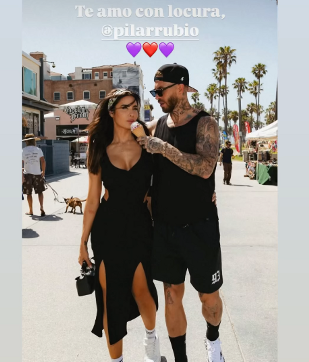 Sergio Ramos y Pilar Rubio