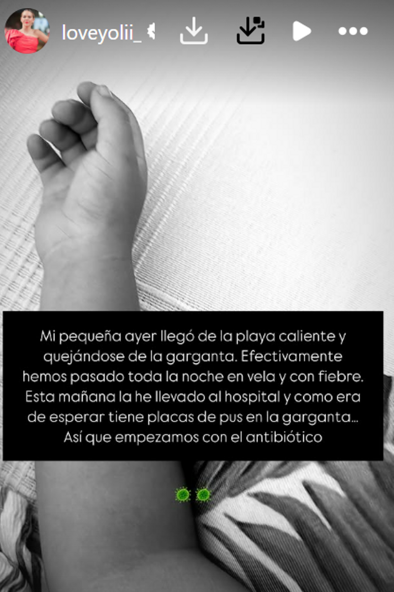 Yoli ha ido a urgencias con su hija y ha terminado ella con un diagnóstico