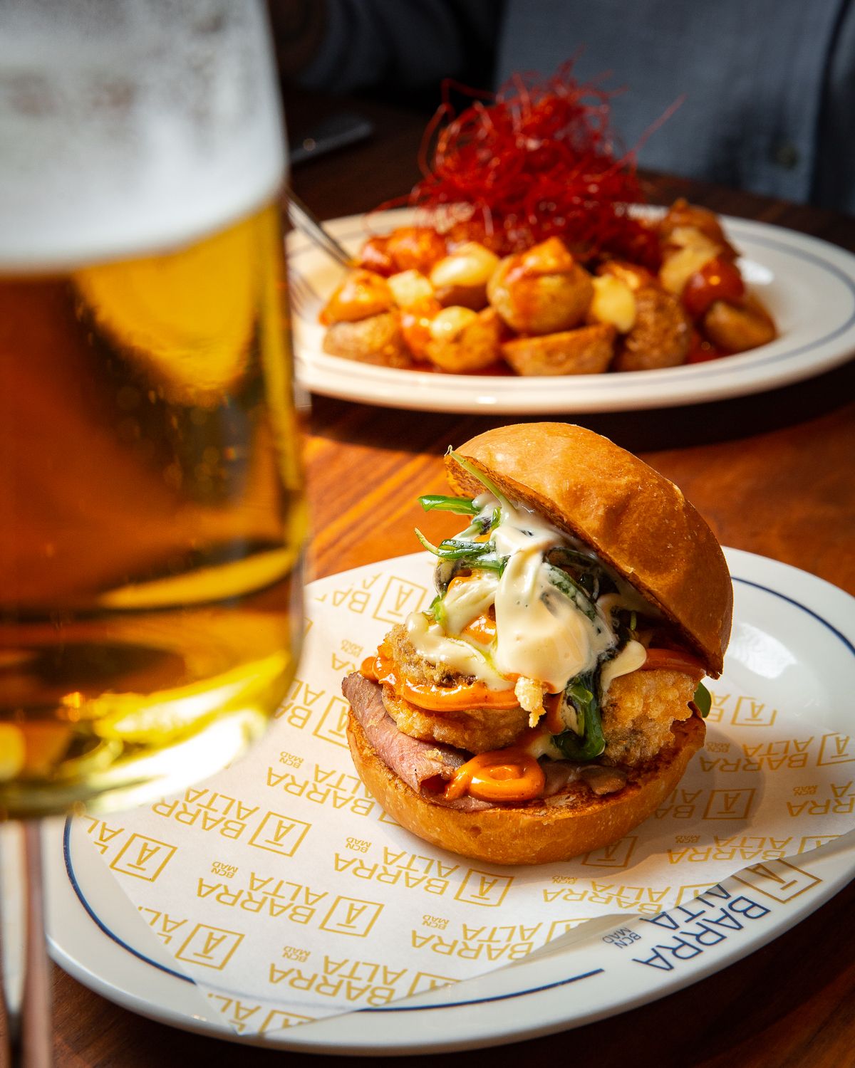 Insuperable este brioche de chipirones del chef Daniel Roca