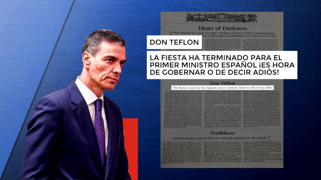 El diario conservador británico 'The Times' dedica a Pedro Sánchez un calificativo mafioso: "Don Teflón"