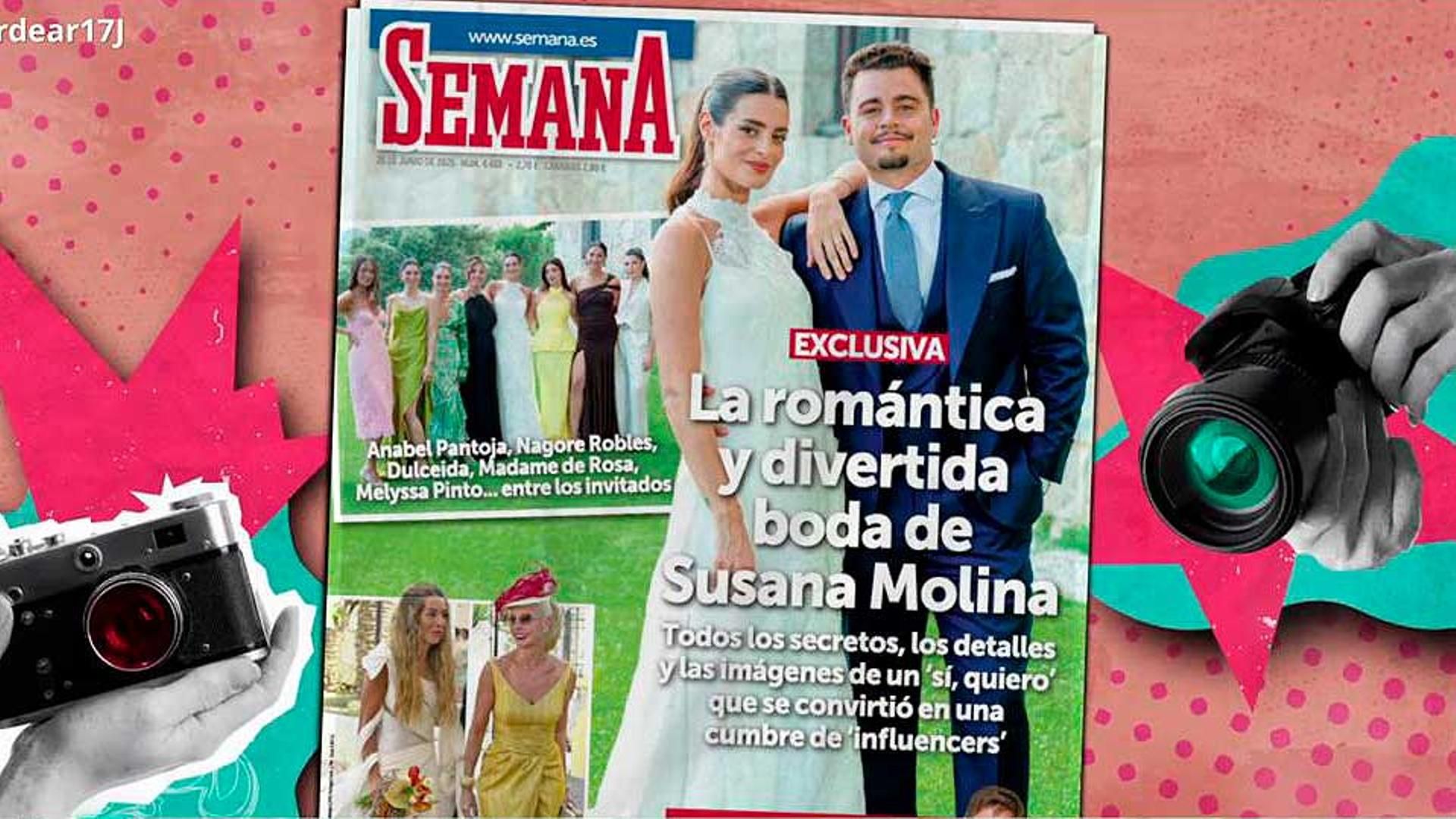 Primicia | Desvelamos la primera foto del vestido de novia de Susana Molina