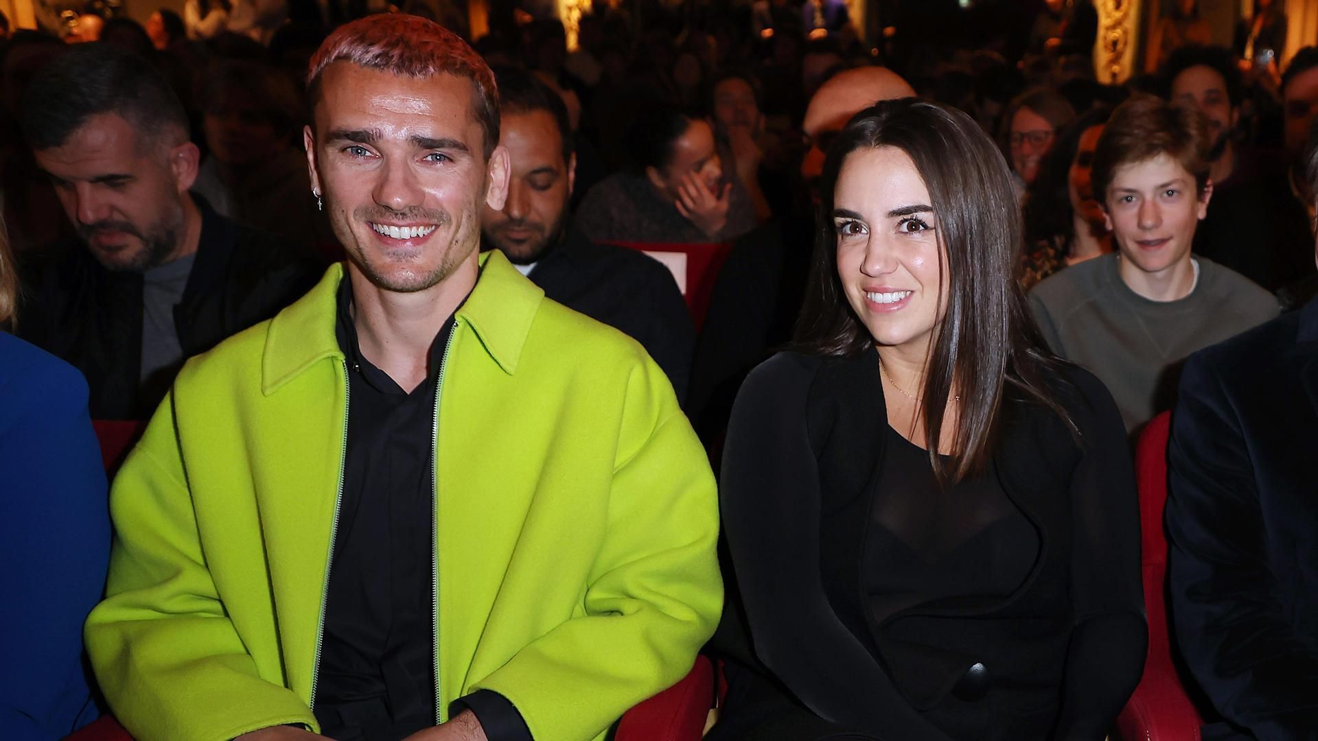Griezmann y Erika Choperena