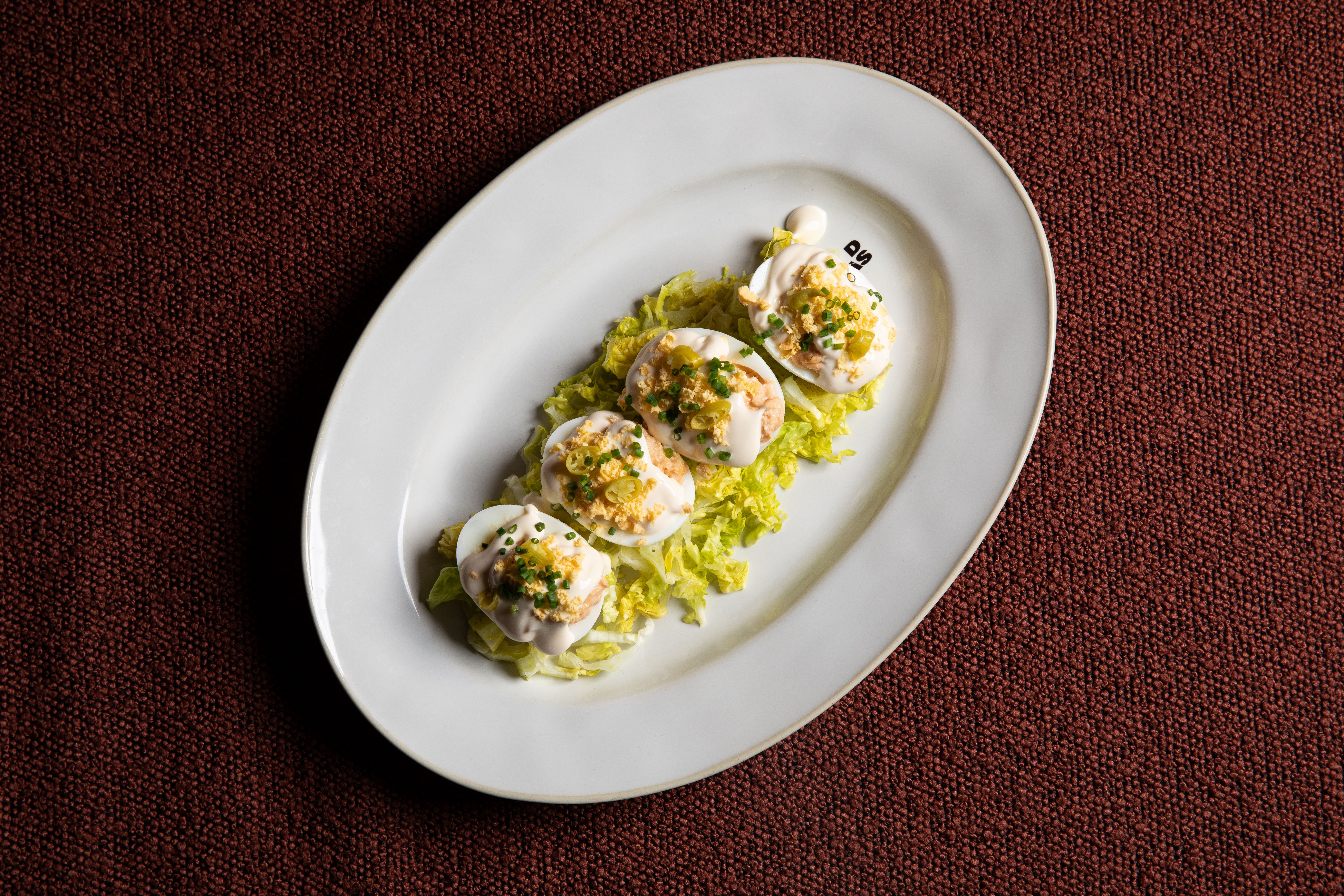 Los 'Huevos mimosa' del chef Rafa Zafra