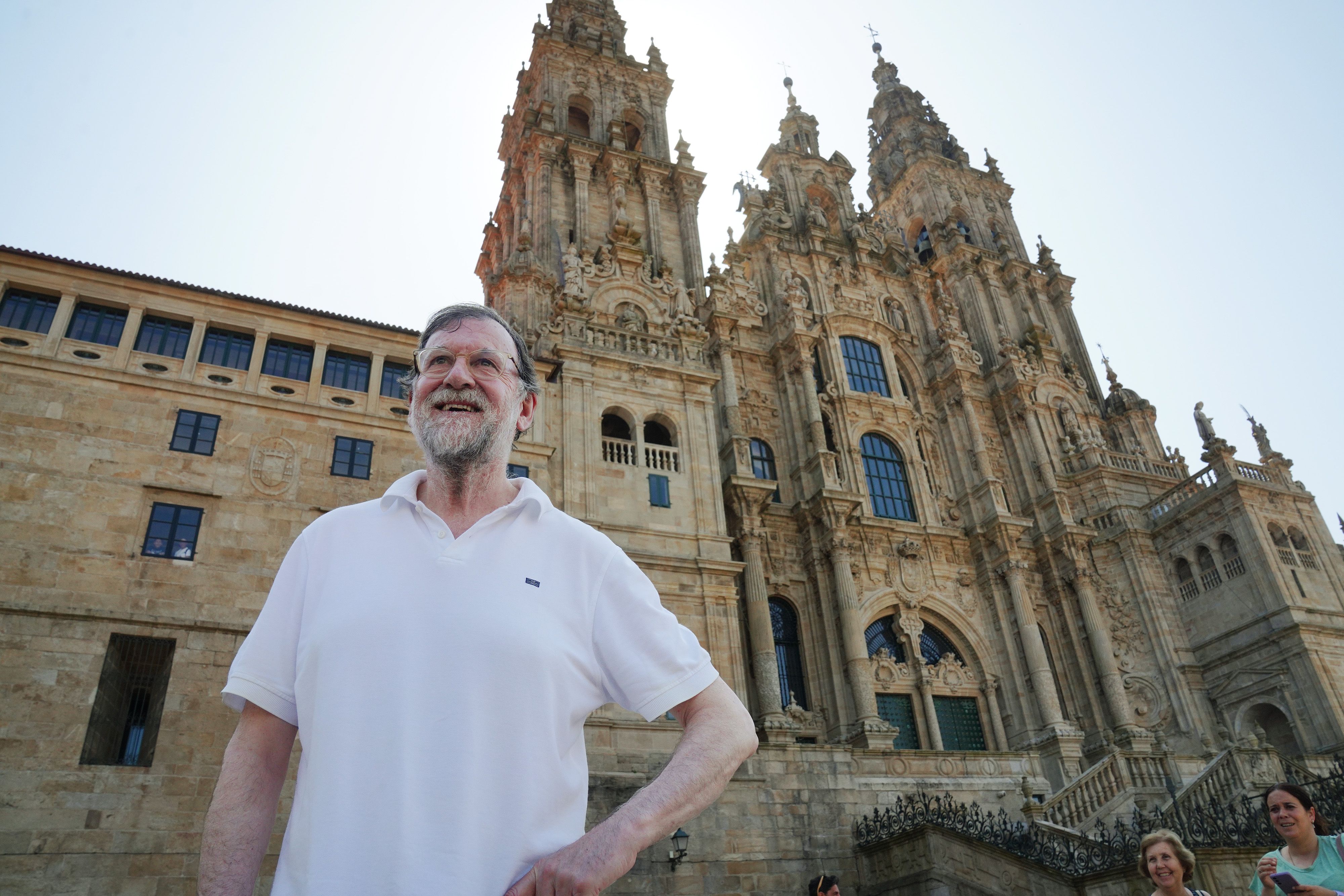 Mariano Rajoy tras finalizar el Camino de Santiago
