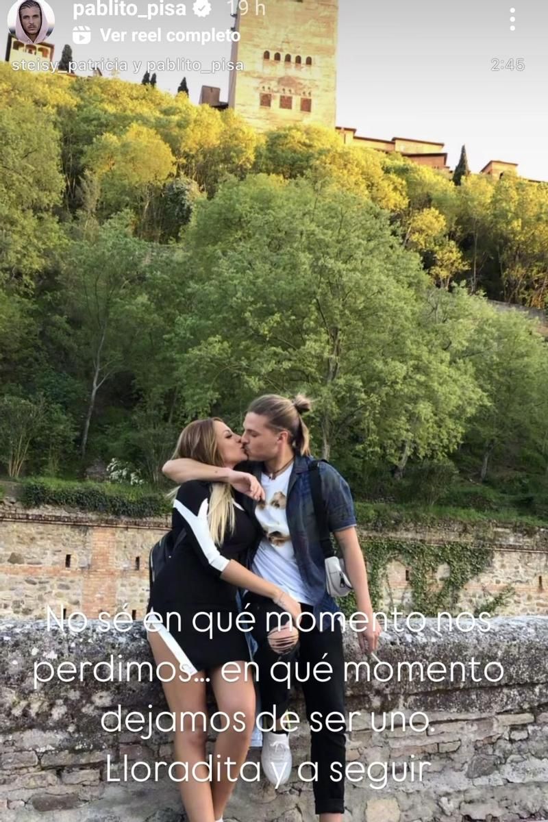 Pablo Pisa, hundido, recuerda su relación con Patricia Steisy