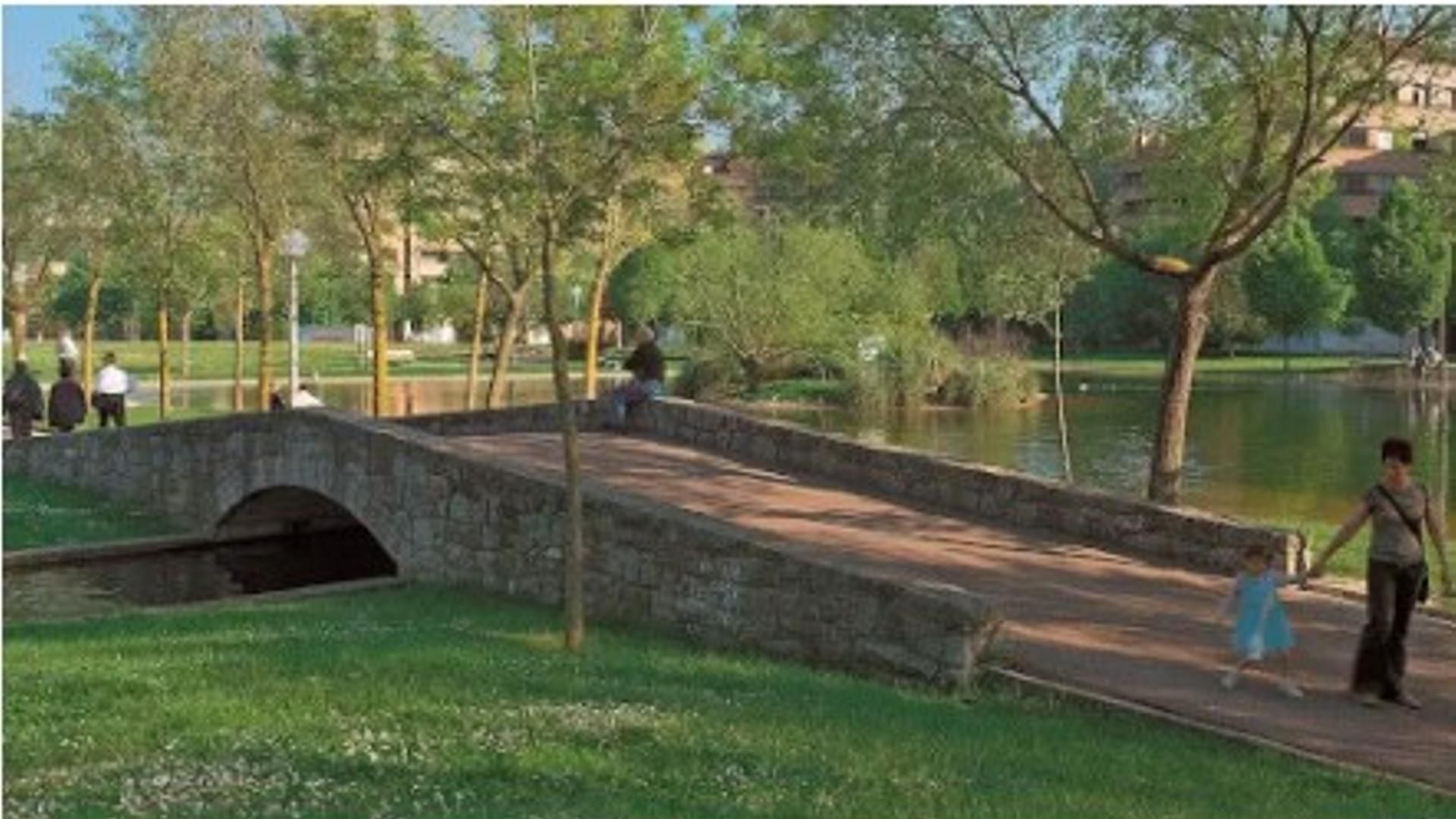 Parque de San Martín, en Vitoria