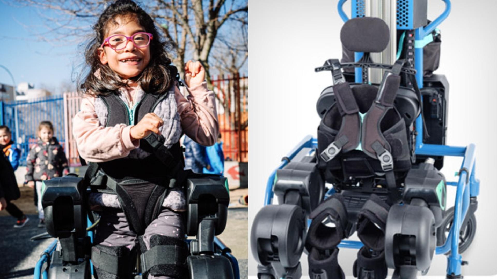 El primer exoesqueleto geriátrico