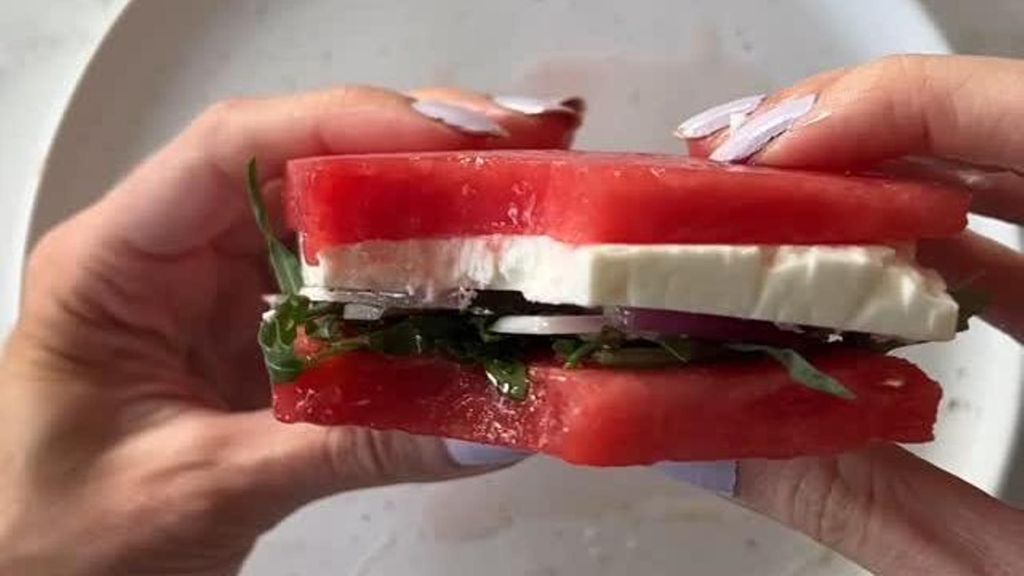 El sándwich de sandía