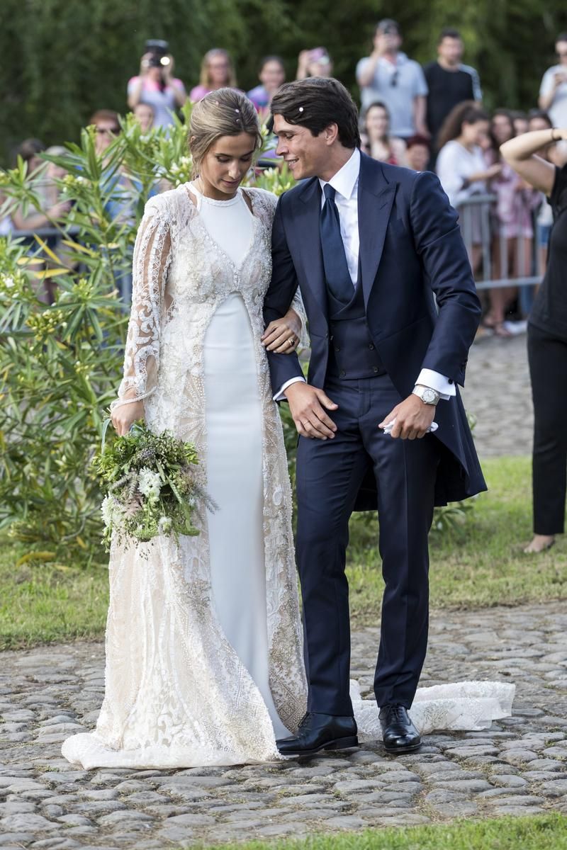 María Pombo y Pablo Castellano, el día de su boda