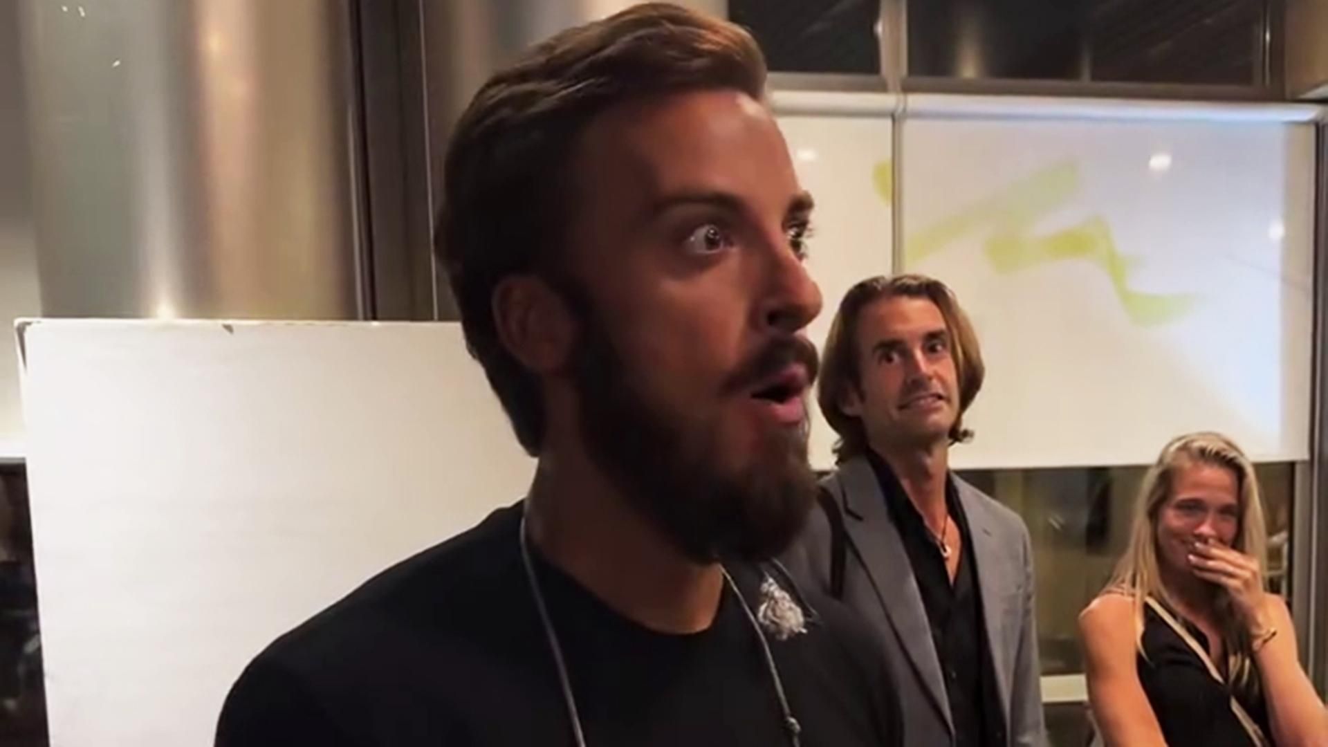Borja González al ver a su hijo tras ganar 'Supervivientes'