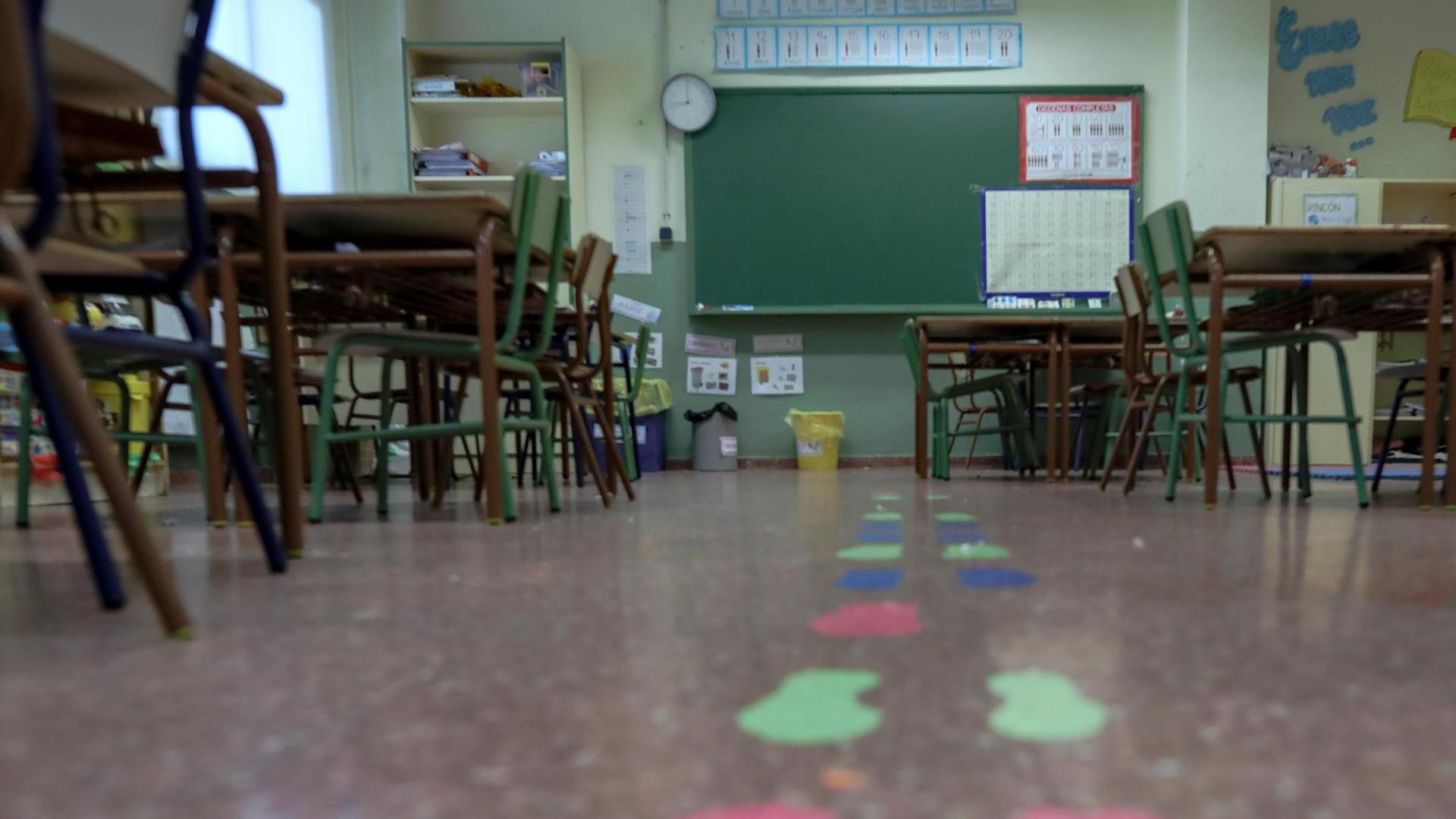 EuropaPress 6576709 aulas completamente vacia perteneciente colegio comunidad madrid donde