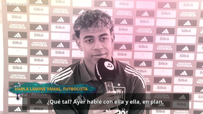 Exclusiva| Lamine Yamal revela a 'TardeAR' su versión sobre su relación con Claudia Bavel: "Se enfadó porque no quería quedar con ella"