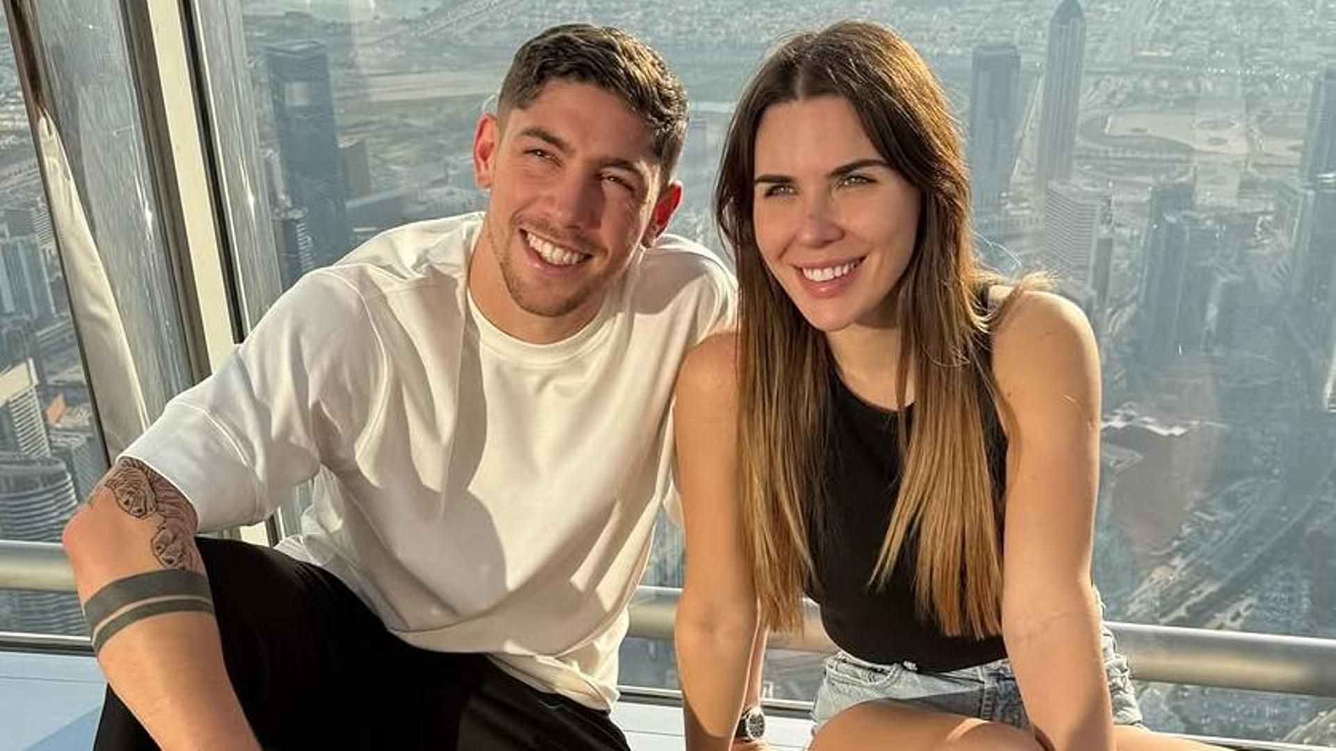 Fede Valverde y su mujer, Mina Bonino